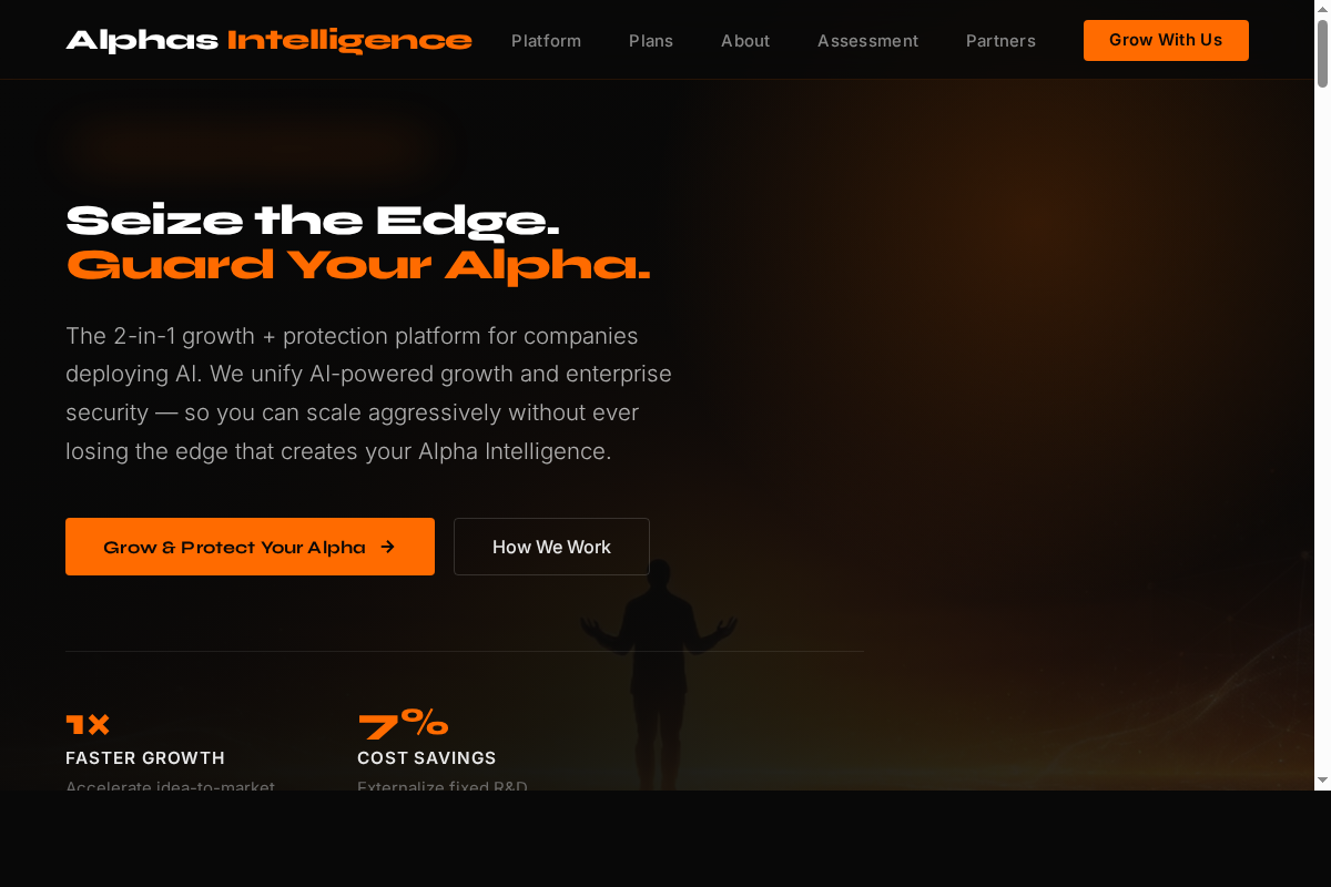 Alphas Intelligence — live website